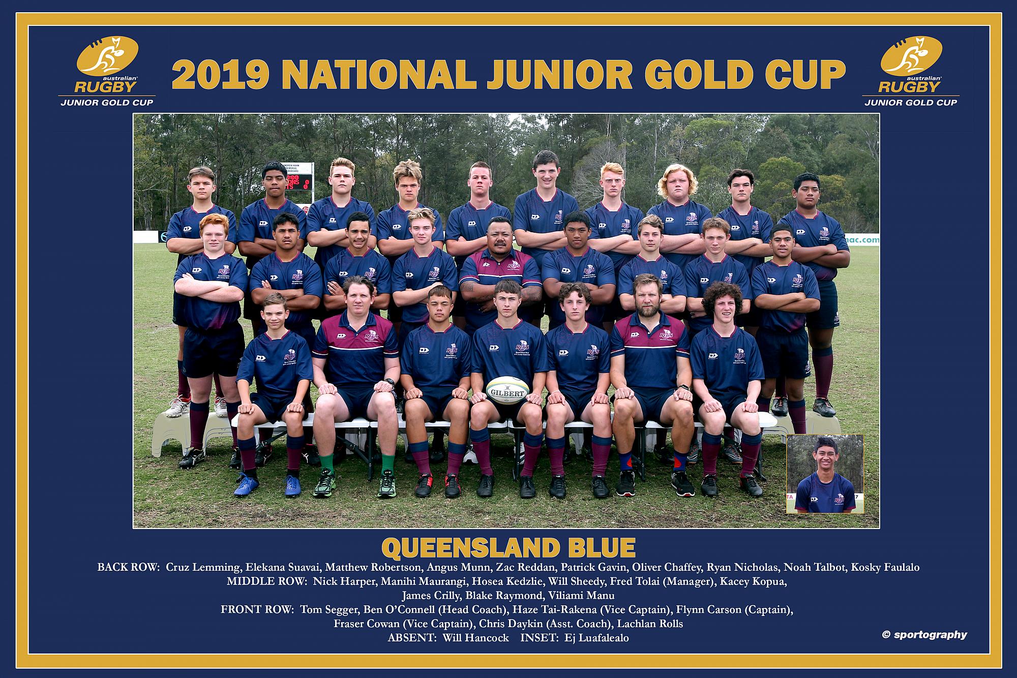 2019 Junior Gold Queensland Representatives